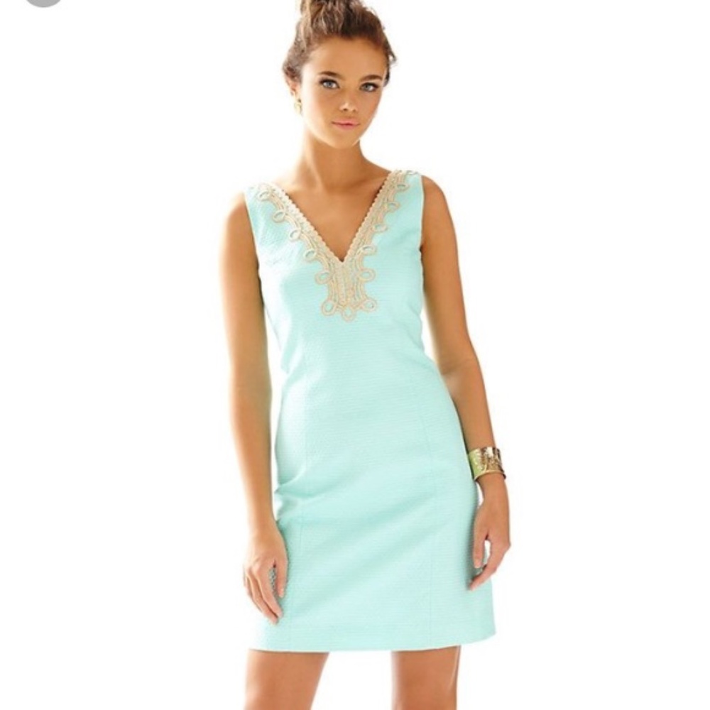 NWT Lilly Pulitzer Bentley Shift in Poolside Blue